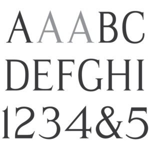 Spacerite Modified Roman Font
