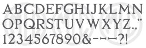 MLC ScotchKut Modern Roman TTF font.