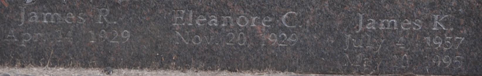 lettering on headstone