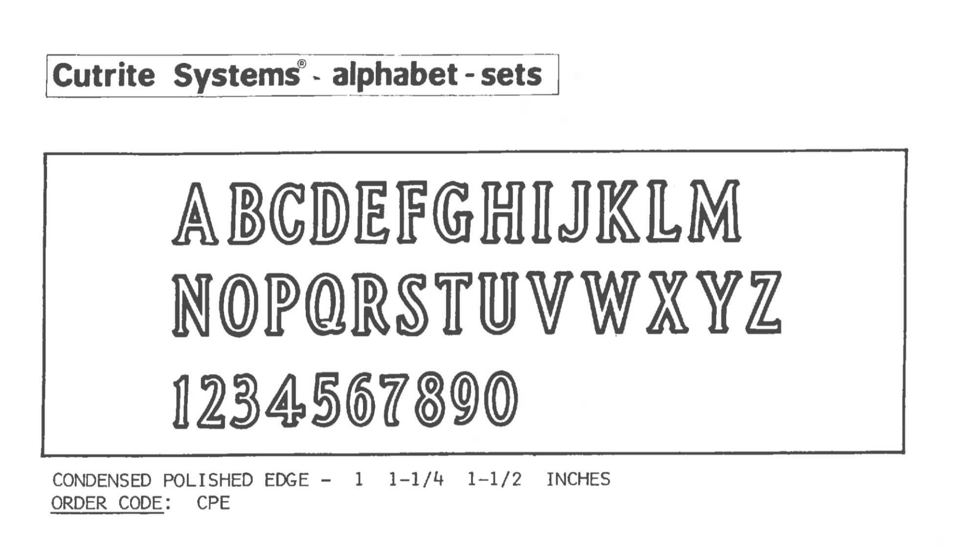 PMD Condensed Polished Edge