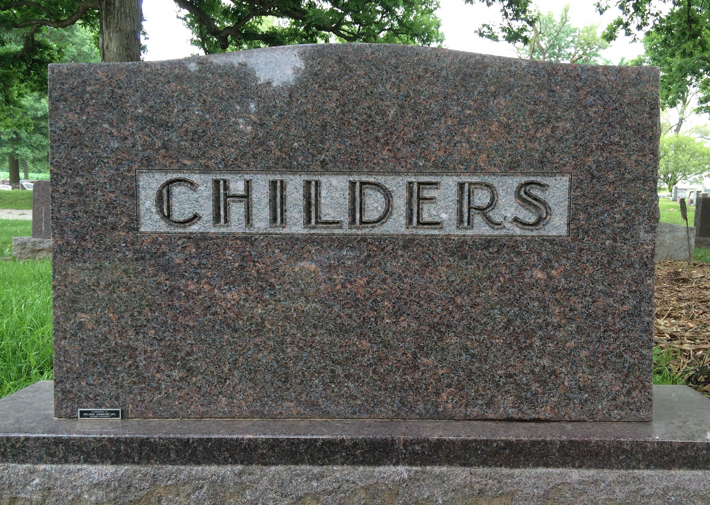 Delano Granite Works Monument Font
